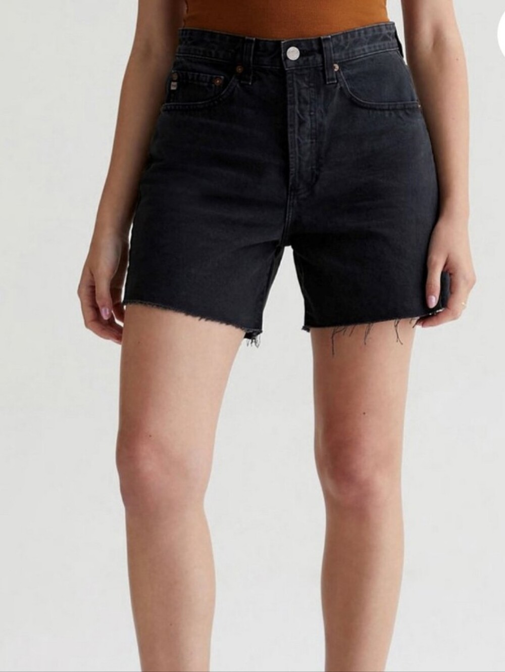 AG ADRIANO GOLDSCHMIED SIZE 24 CLOVE RELAXED SHORT MSRP $168